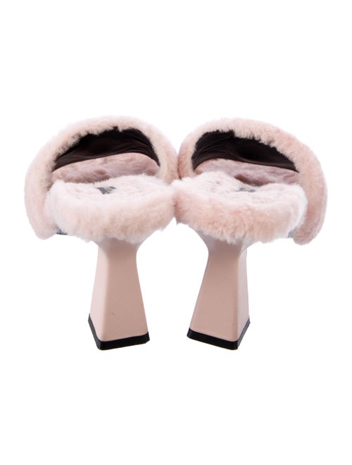 Versace Shearling Slides