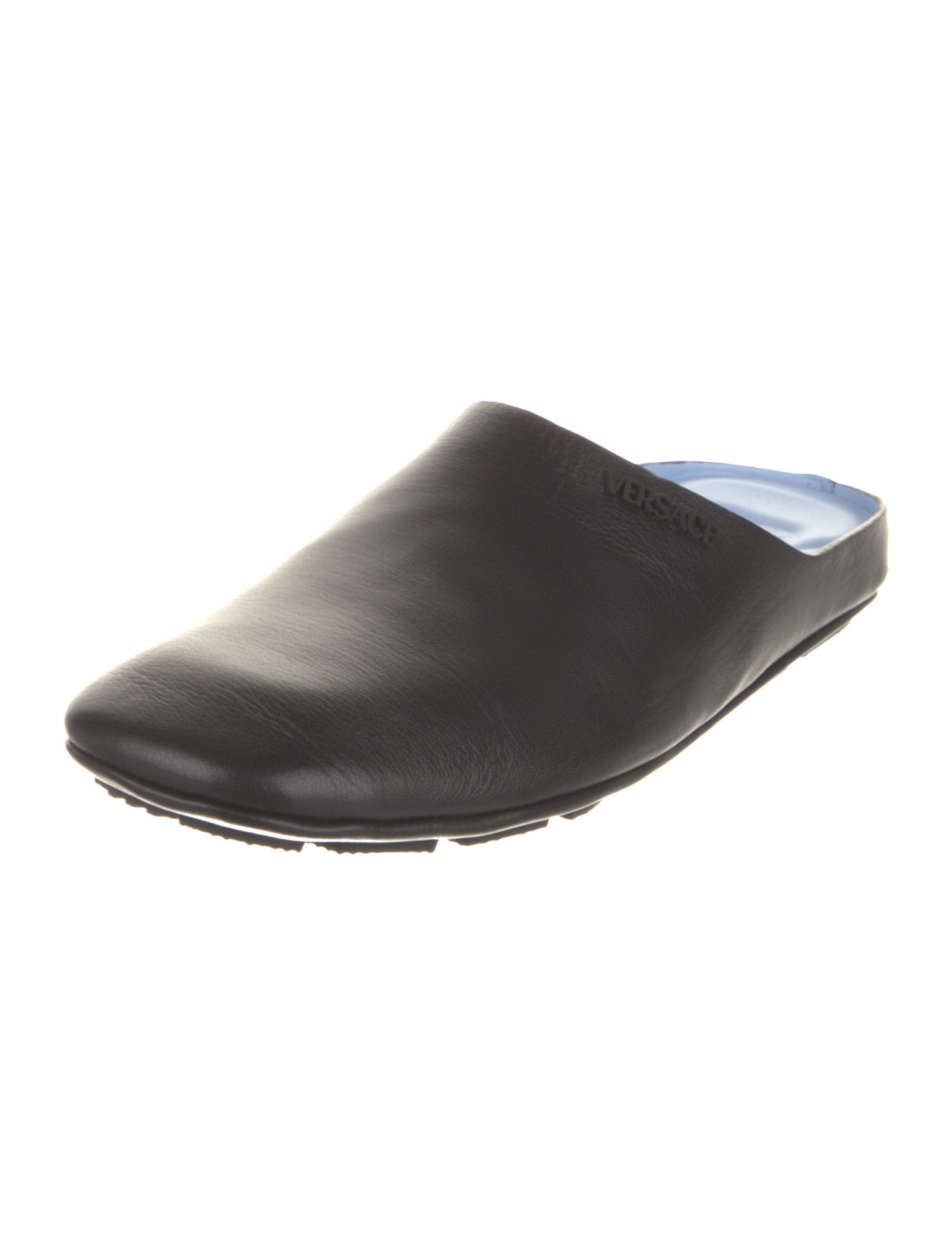 Versace Leather Slippers