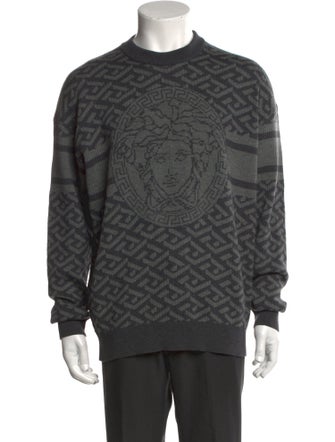 Versace Medusa Insignia Wool Pullover
