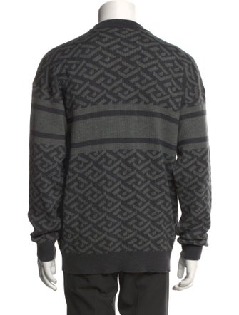 Versace Medusa Insignia Wool Pullover