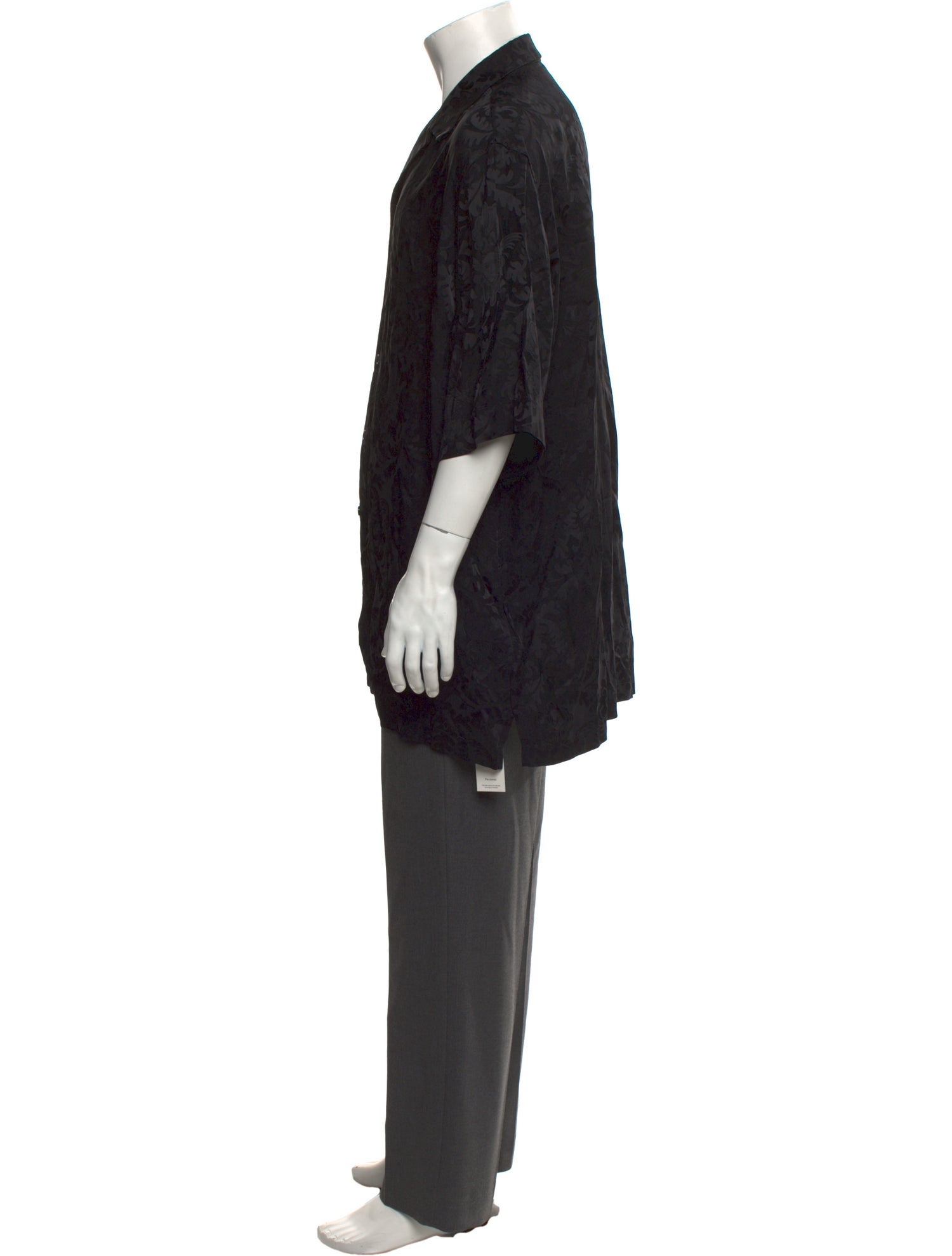 Versace Silk Three-Quarter Sleeve Shirt