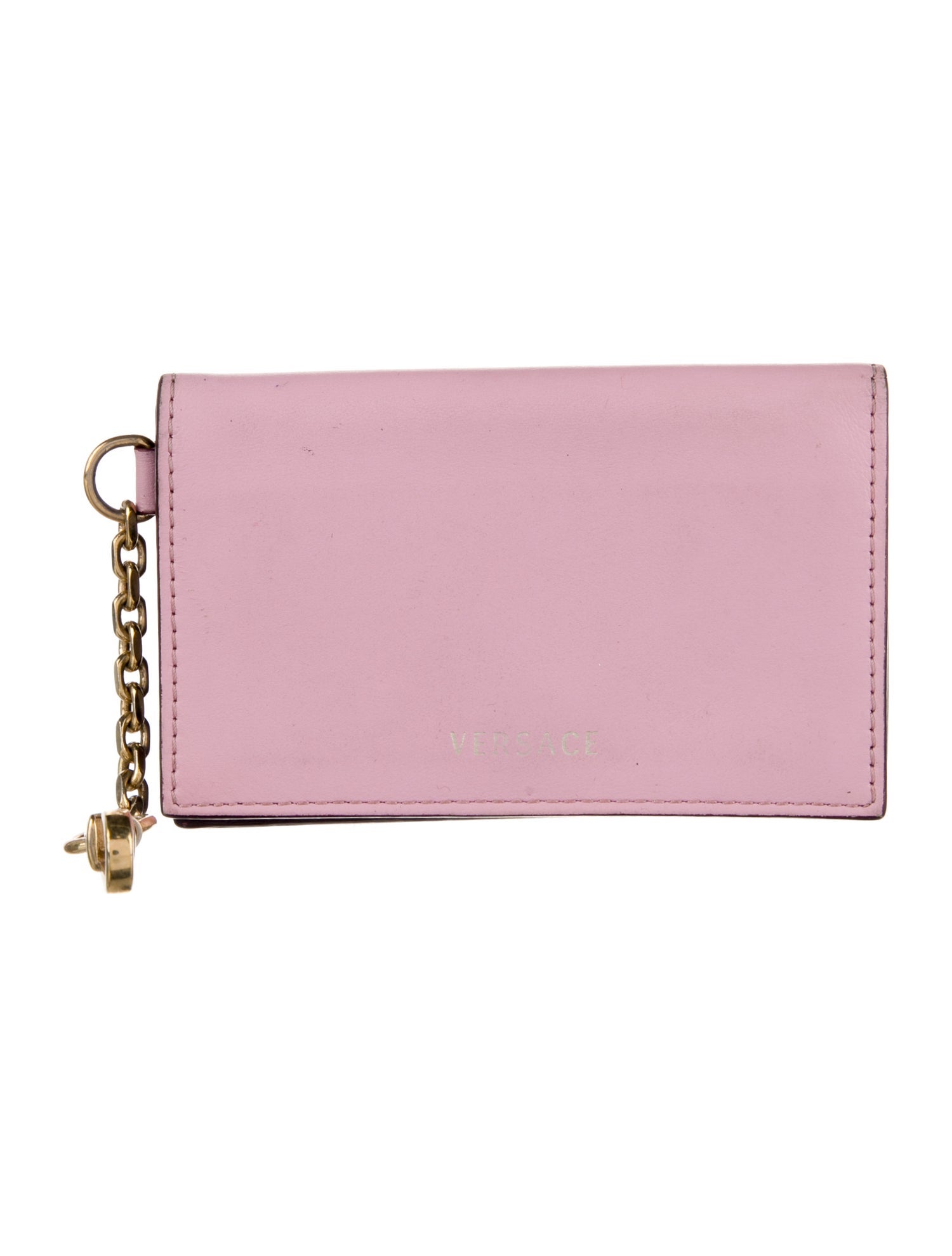Versace Leather Wristlet