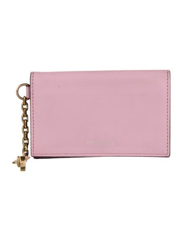 Versace Wallets Leather Wristlet
