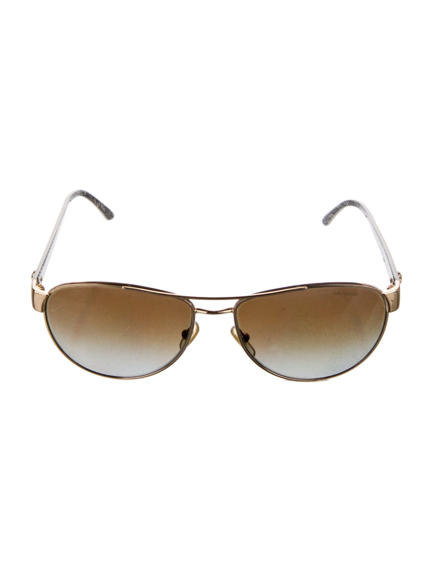 Versace Medusa Insignia Aviator Sunglasses