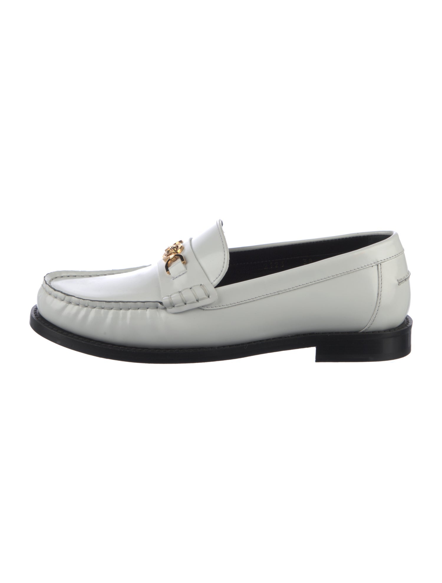 Versace Leather Loafers