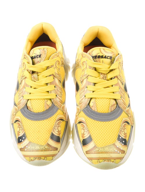 Versace Medusa Insignia Crystal Embellishments Chunky Sneakers