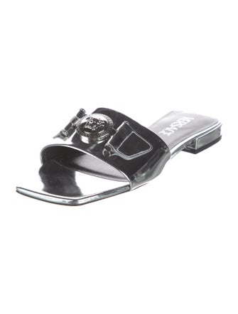 Versace Patent Leather Slides
