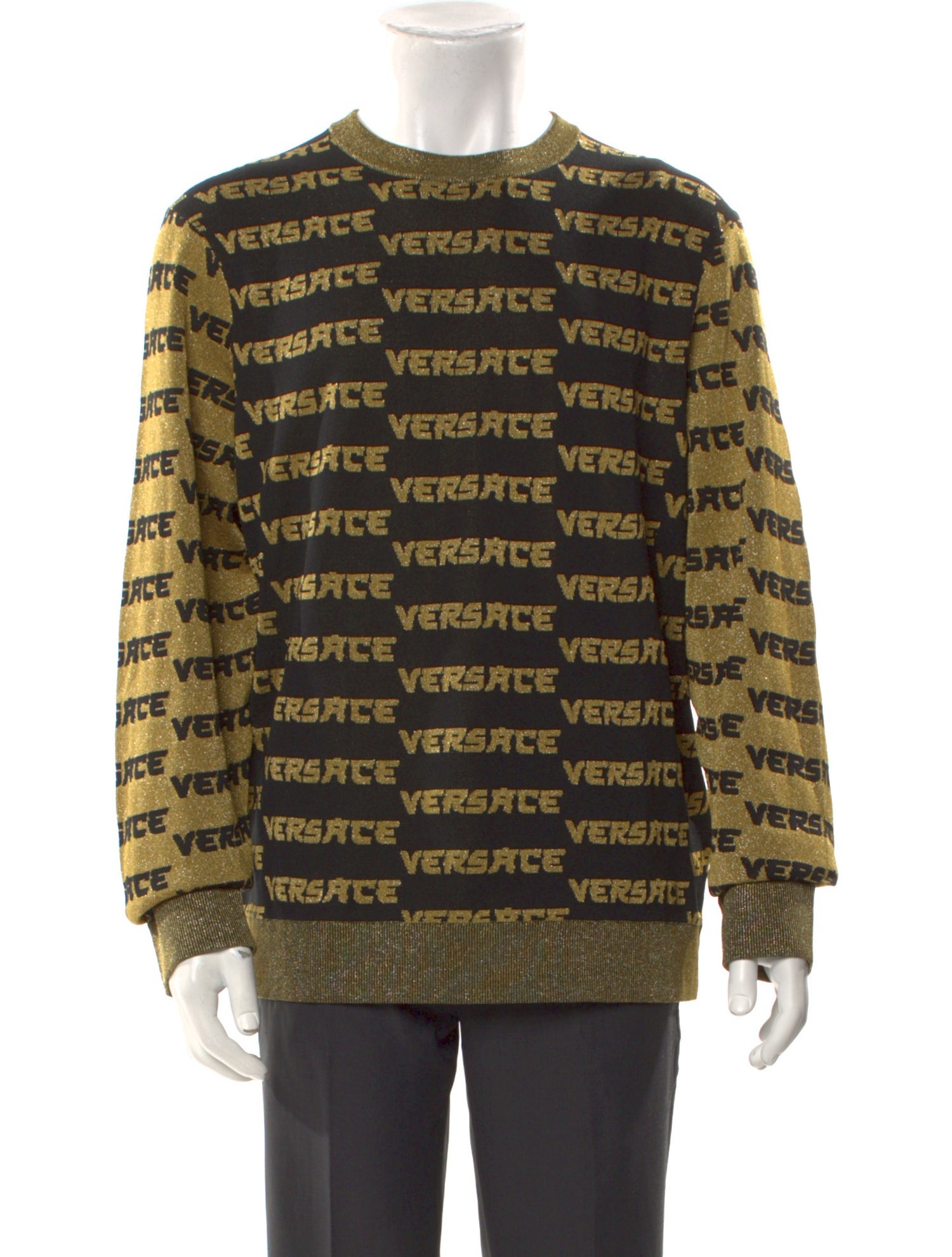 Versace Printed Long Sleeve Shirt