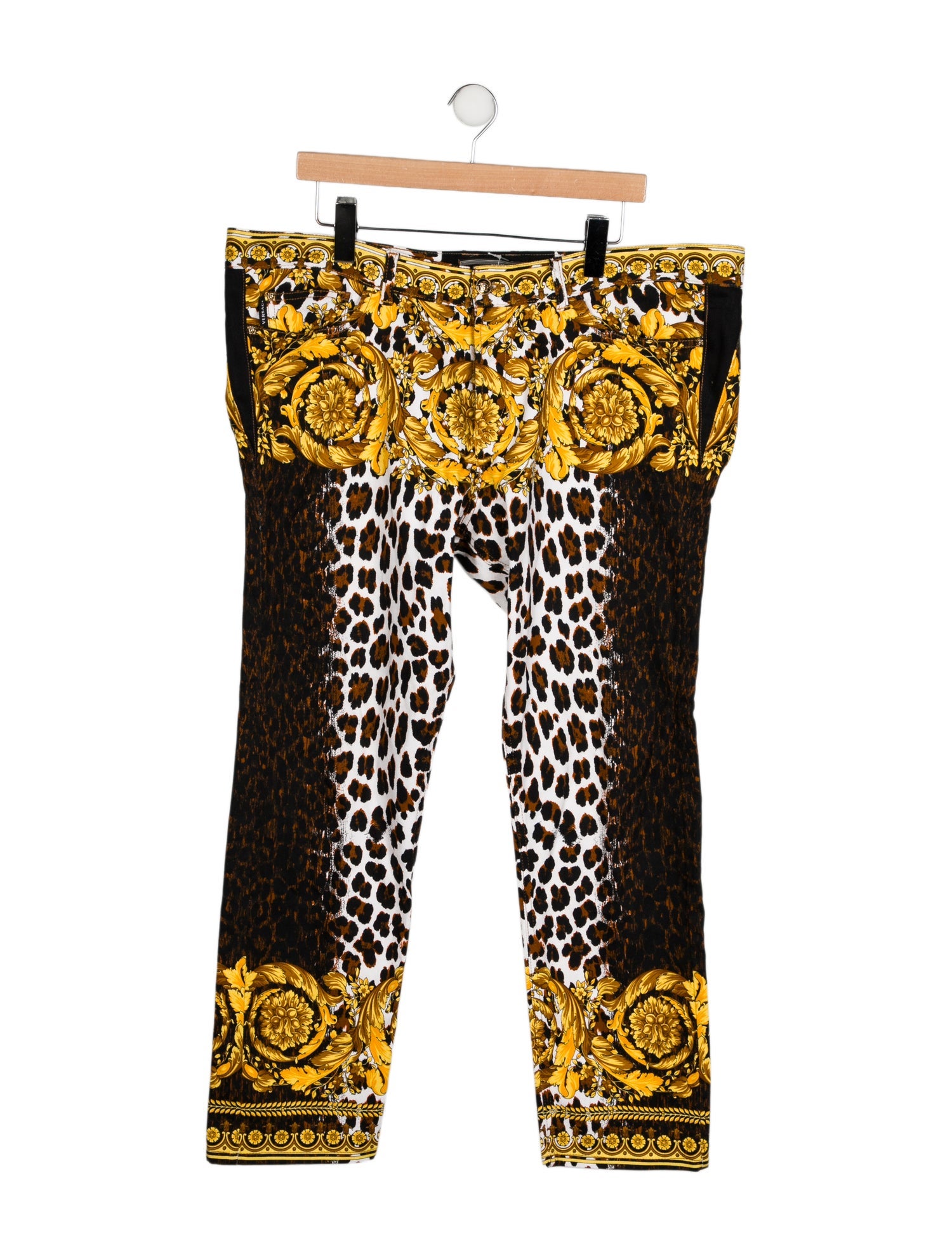 Versace Medusa Insignia Straight-Leg Jeans