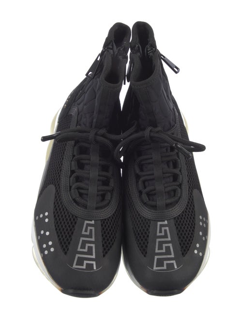Versace Greca Pattern Neoprene Sneakers
