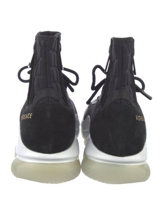 Versace Greca Pattern Neoprene Sneakers