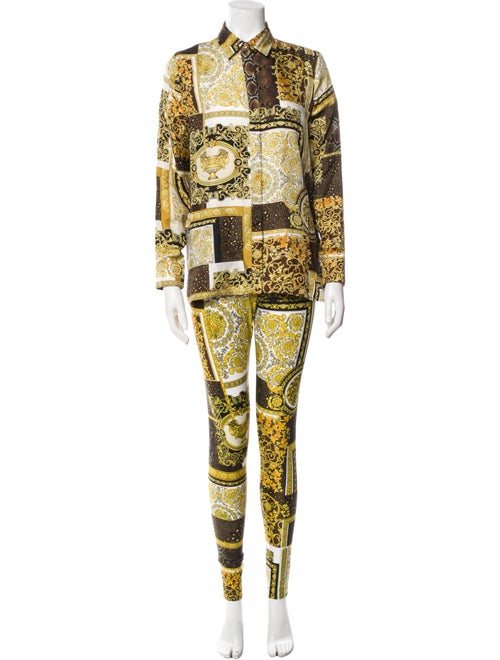 Versace Nylon Printed Pant Set