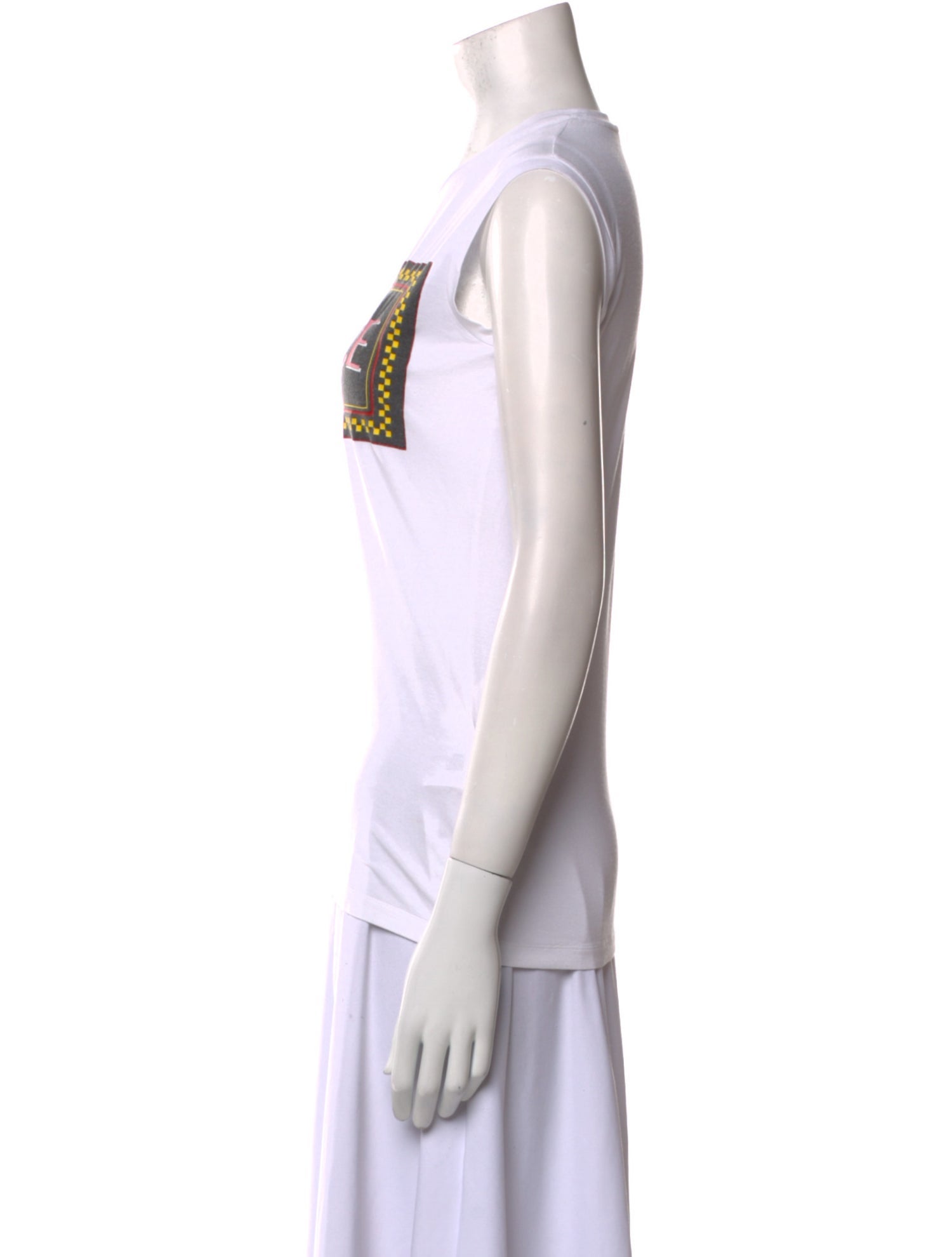 Versace Graphic Print Crew Neck Top