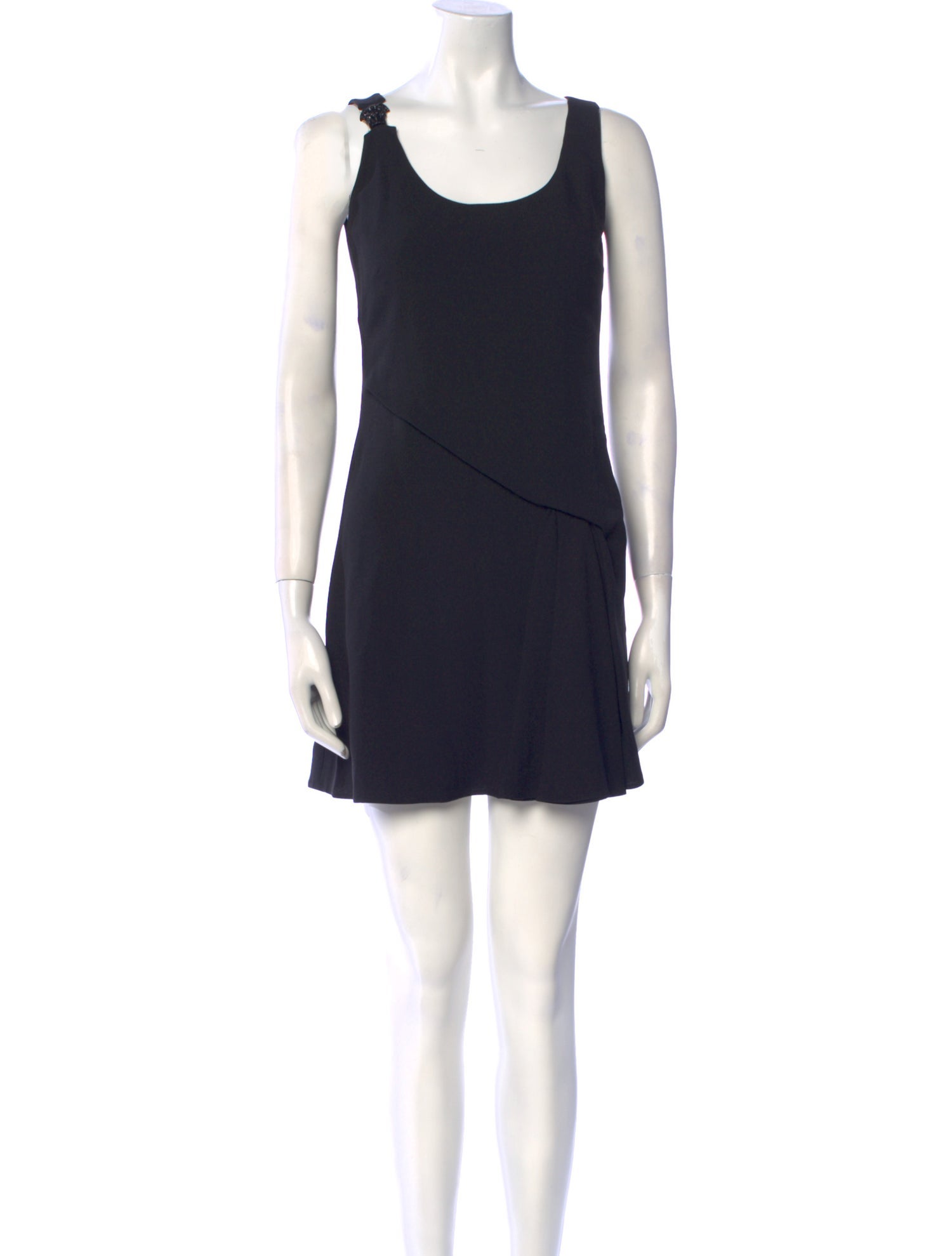Versace Scoop Neck Mini Dress