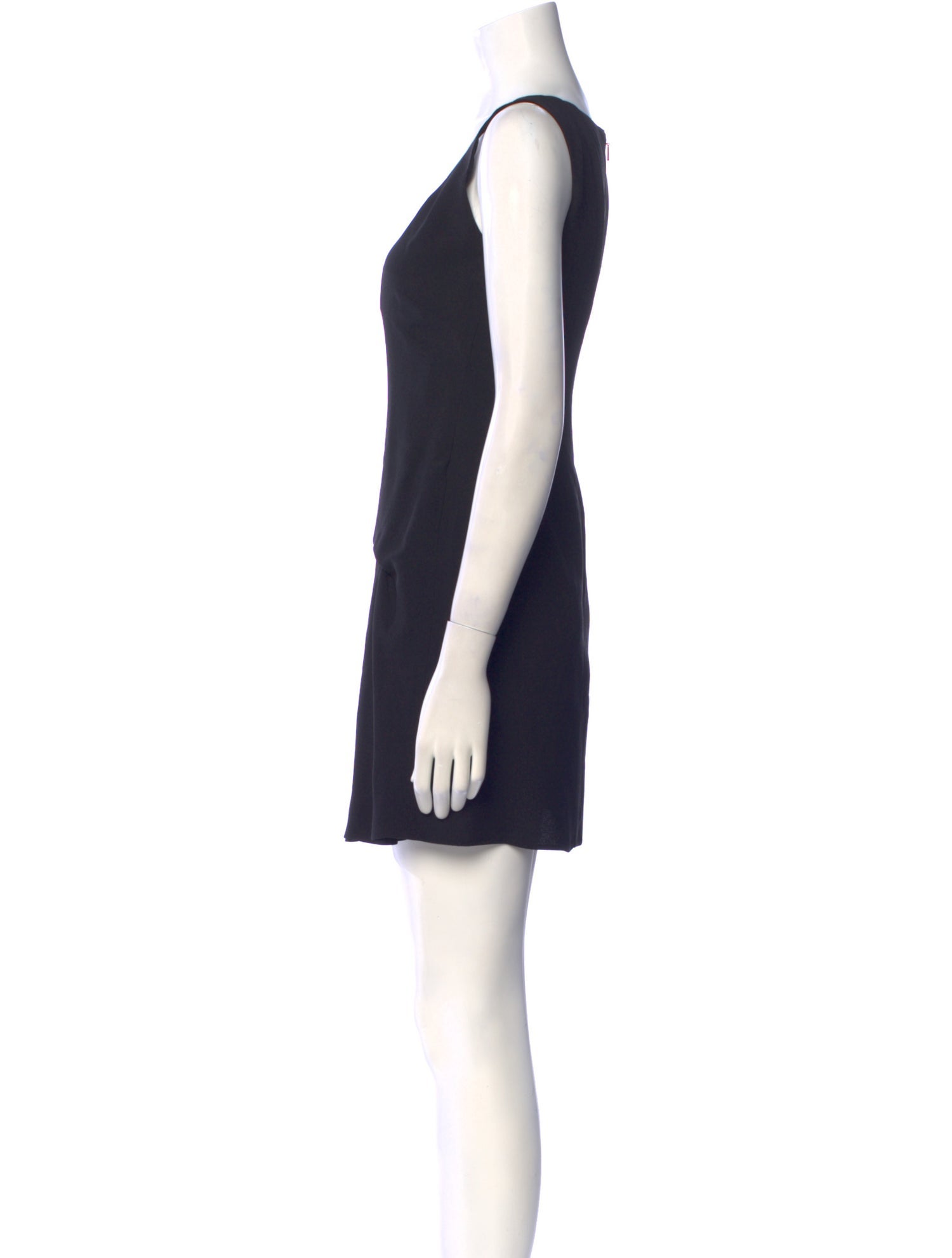 Versace Scoop Neck Mini Dress