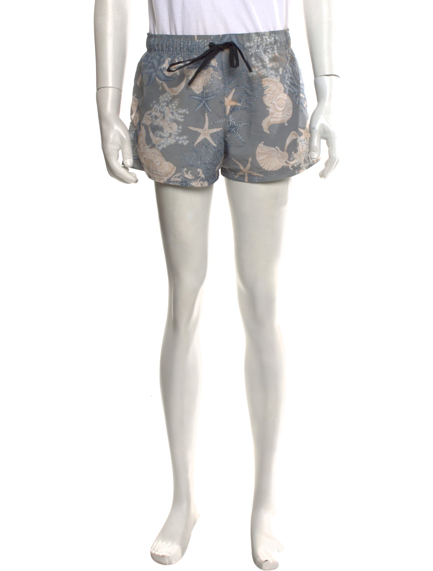 Versace Barocco Print Printed Swim Trunks