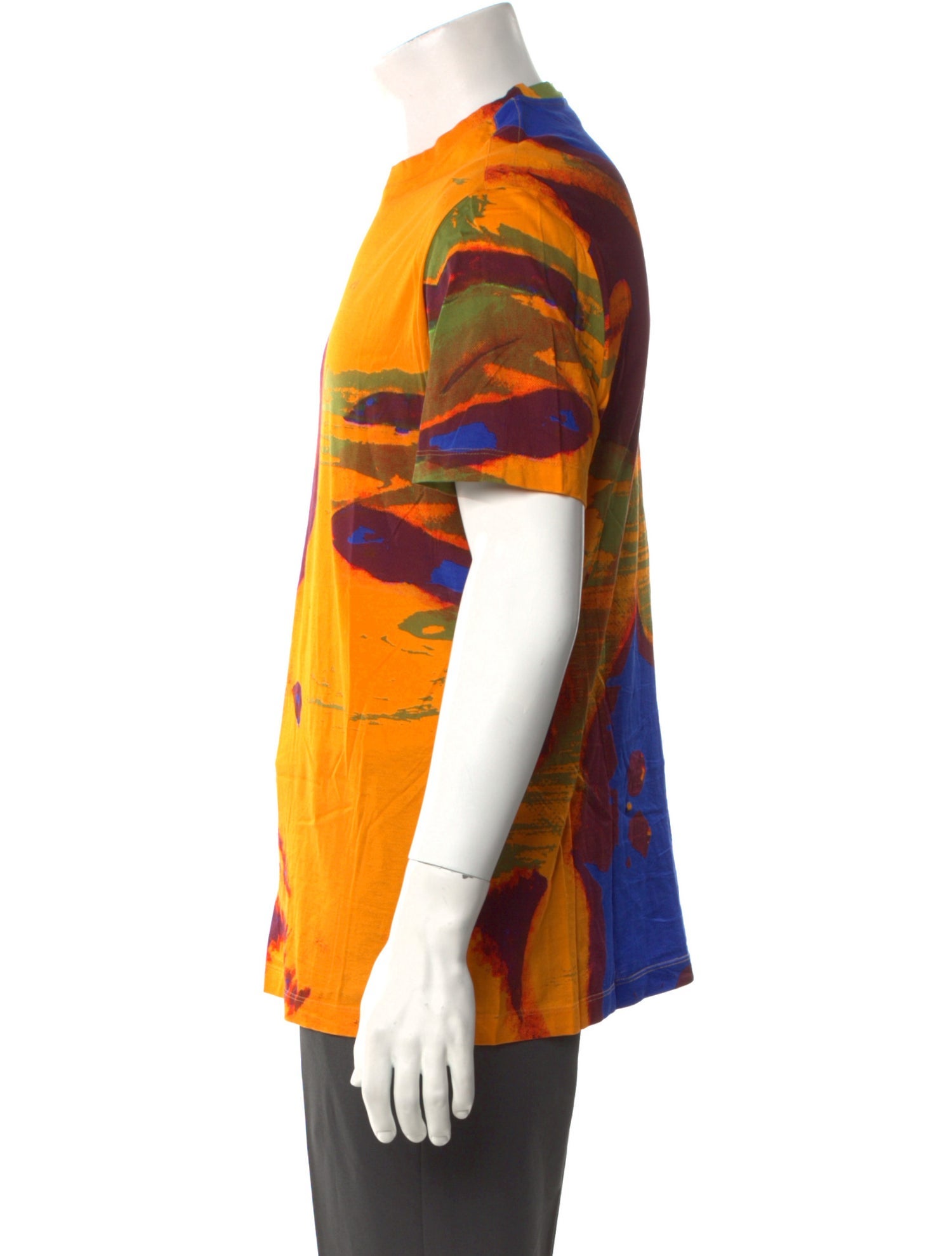 Versace Printed Crew Neck T-Shirt