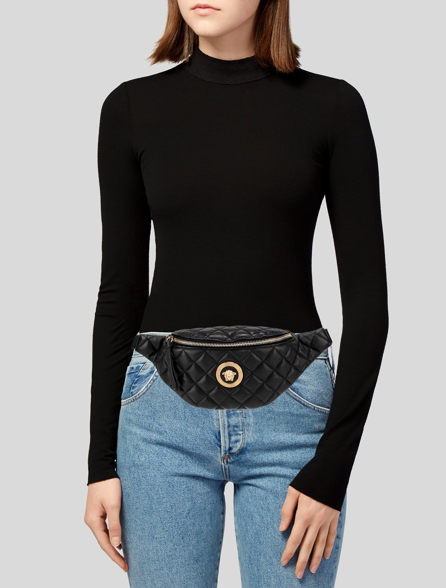 Versace Leather Belt Bag