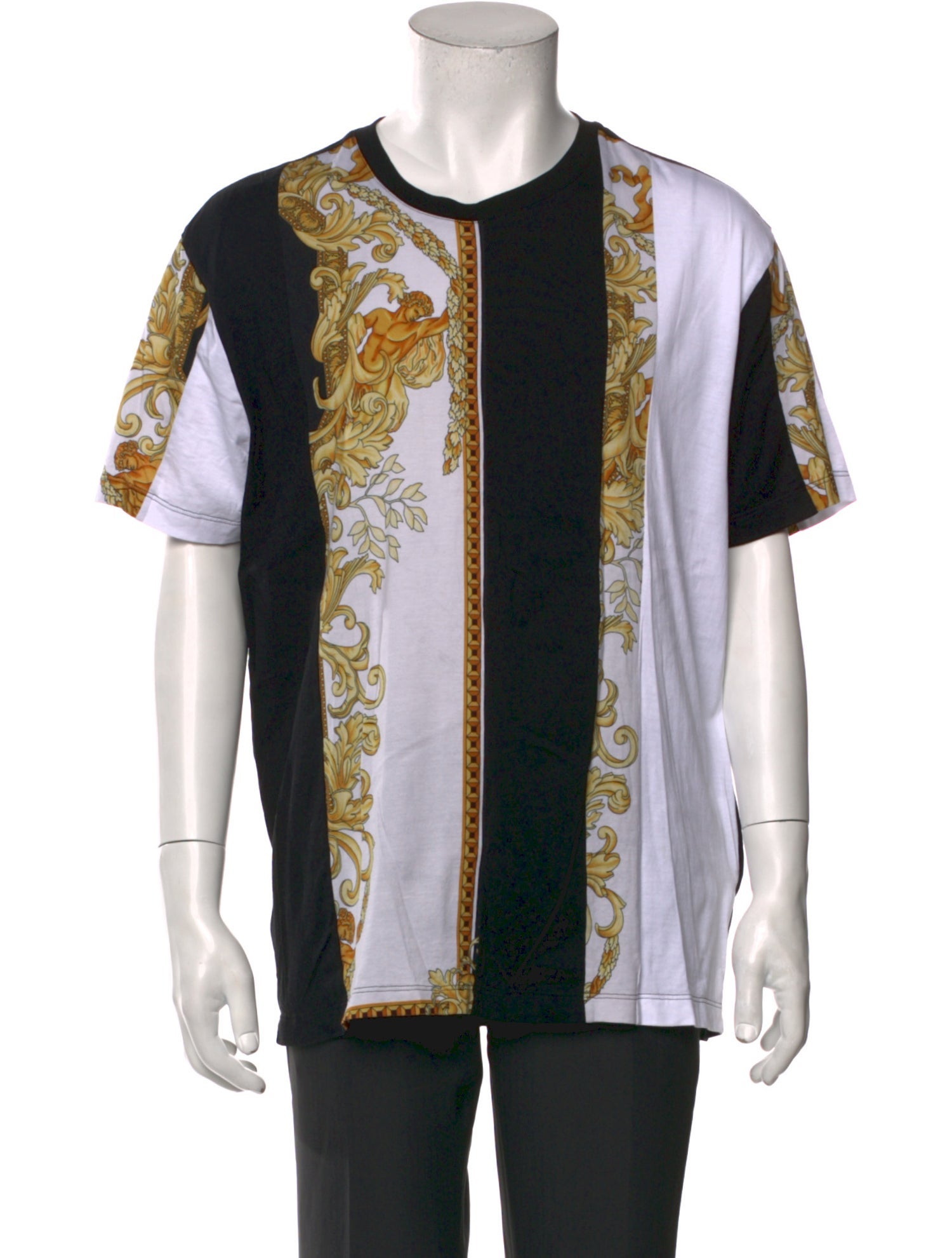 Versace Barocco Print Printed T-Shirt