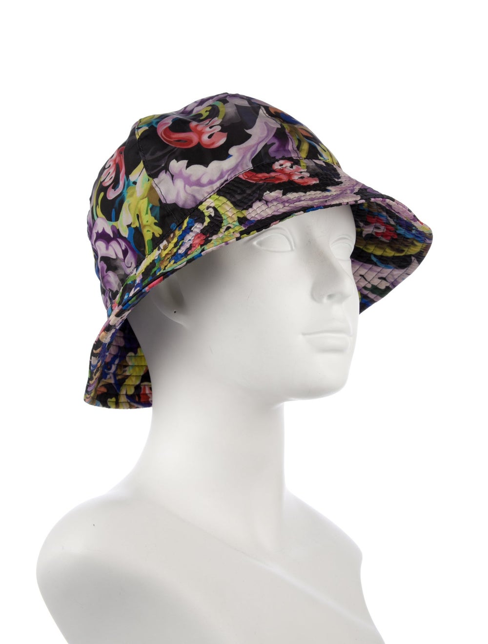 Women's Purple-Patterned Polyester Versace Bucket… - image 2
