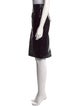 Versace Leather Knee-Length Skirt