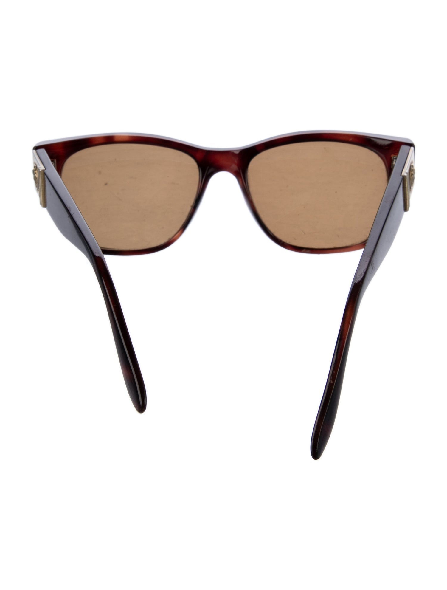 Gianni Versace Medusa Insignia Square Sunglasses