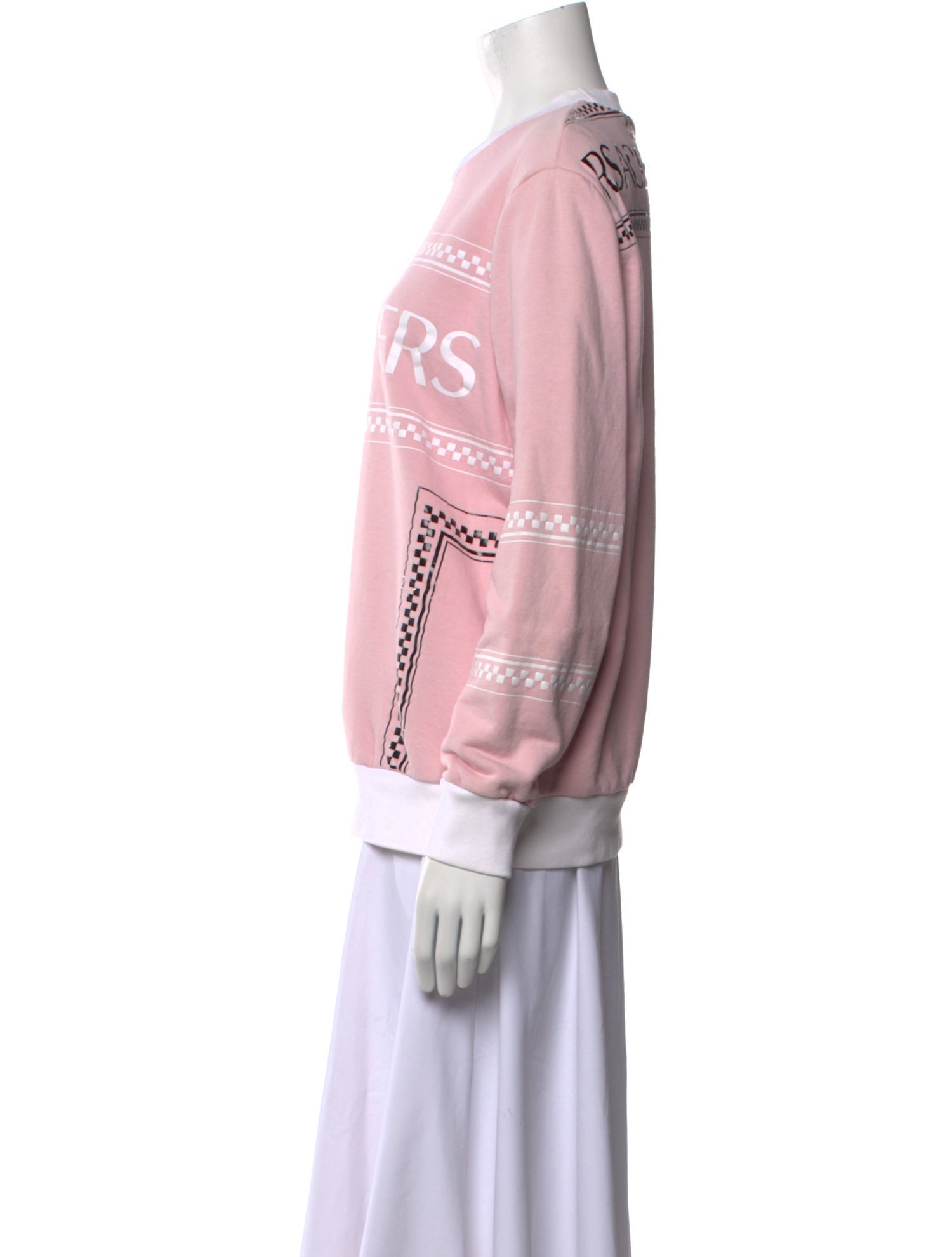 Versace Graphic Print Crew Neck Sweatshirt