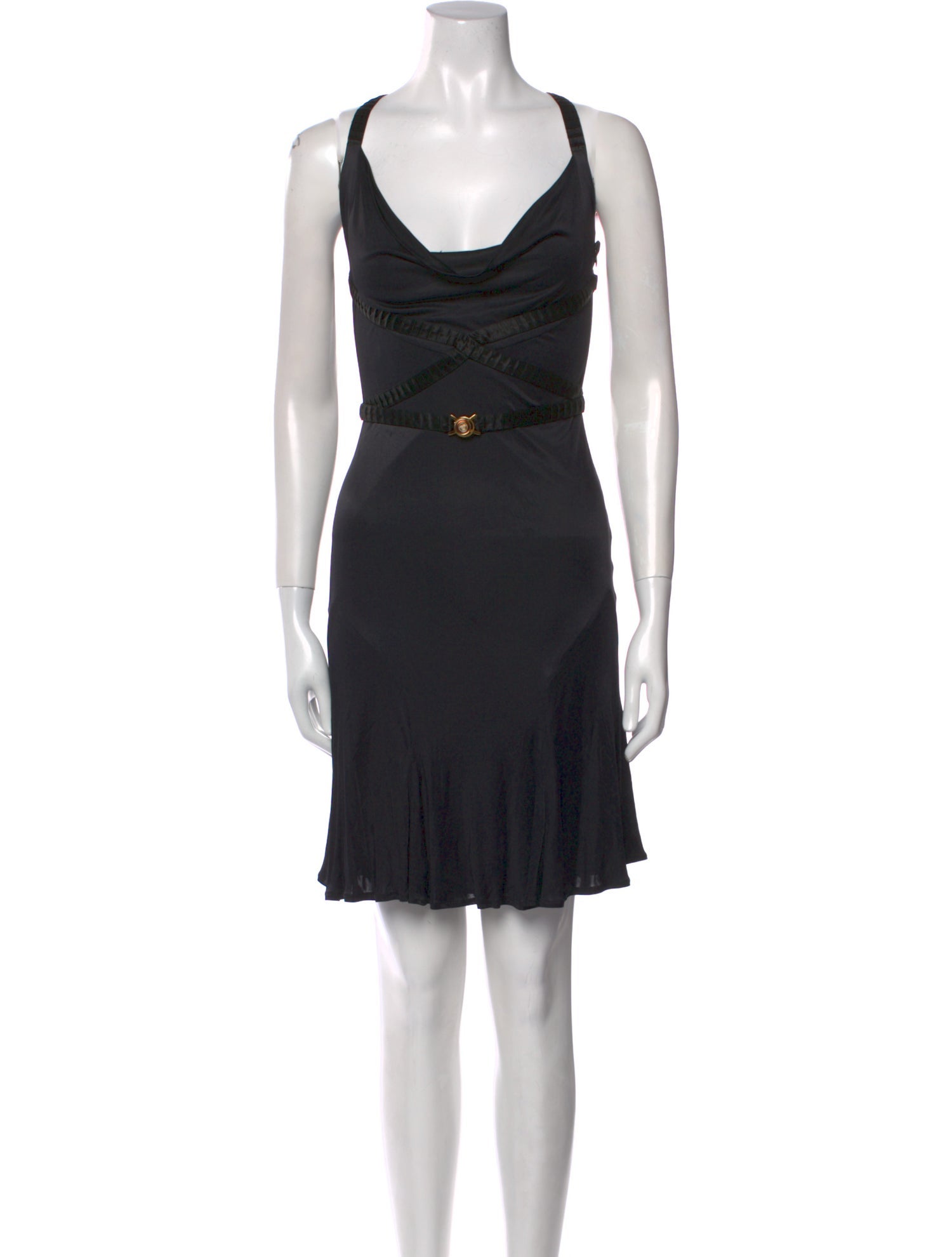 Versace Silk Knee-Length Dress