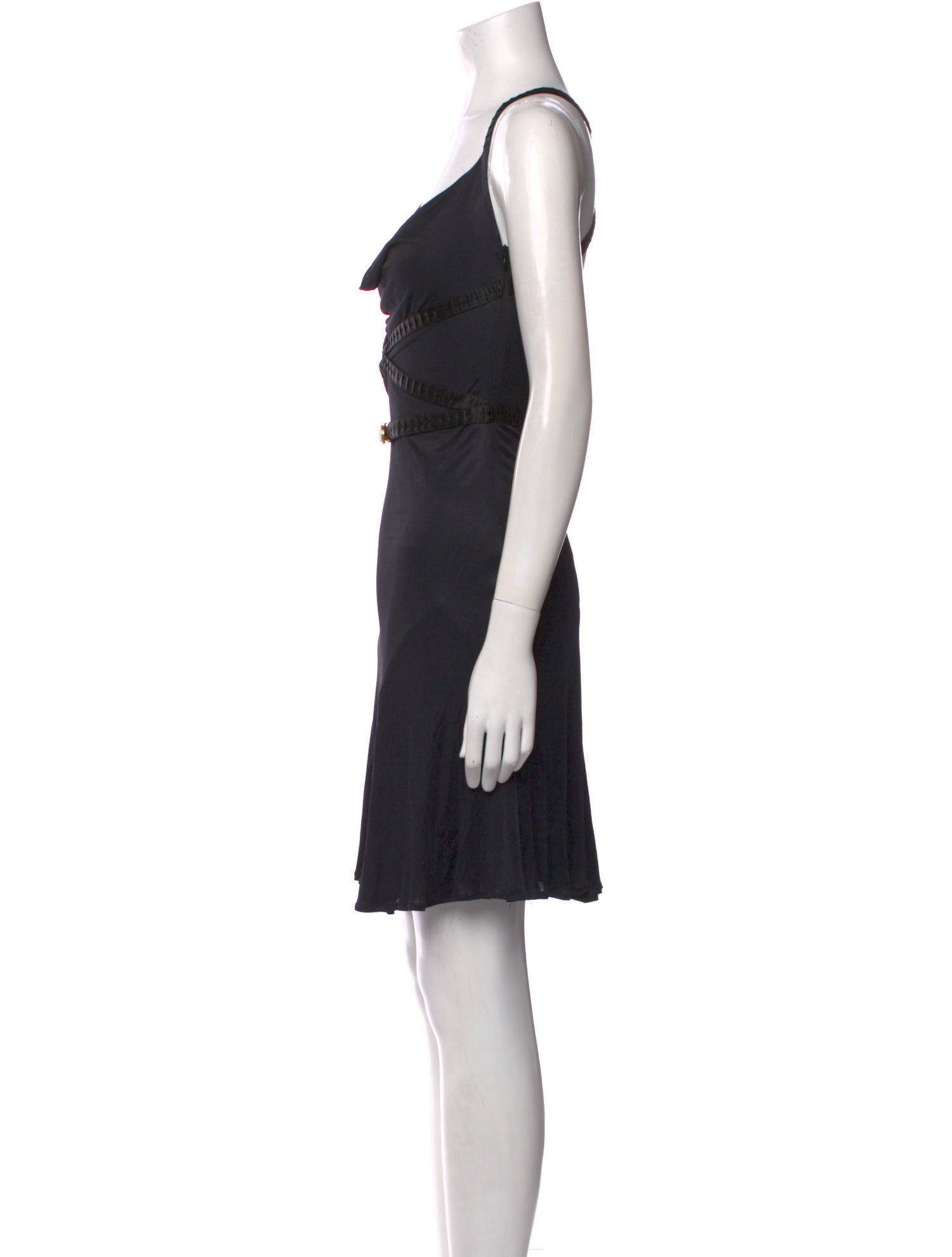 Versace Silk Knee-Length Dress