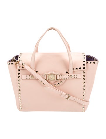 Versace Handle Bags Leather Top Bag