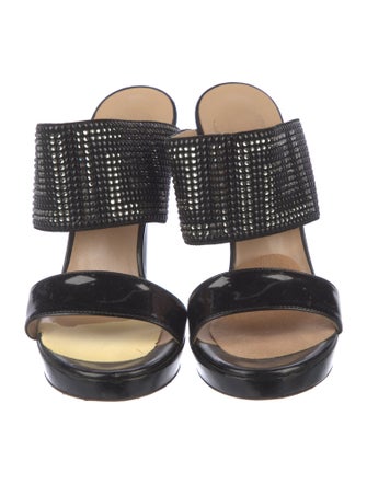 Versace Patent Leather Slides