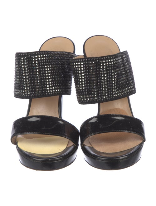 Versace Patent Leather Slides