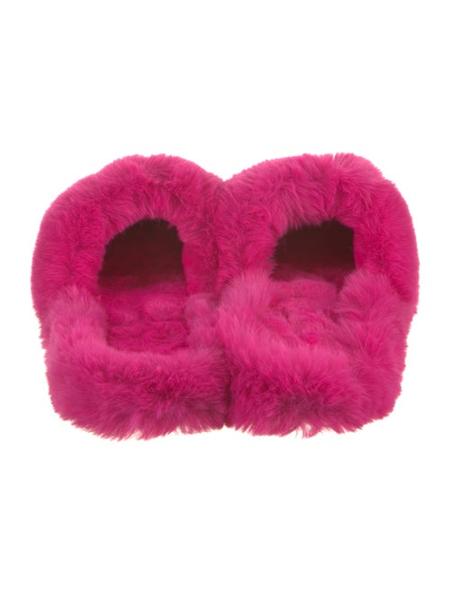 Versace Faux Fur Mules