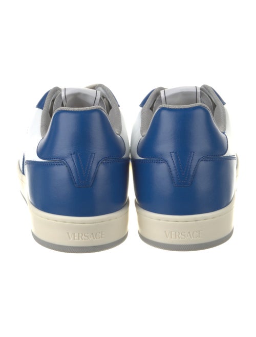 Versace Leather Colorblock Pattern Sneakers