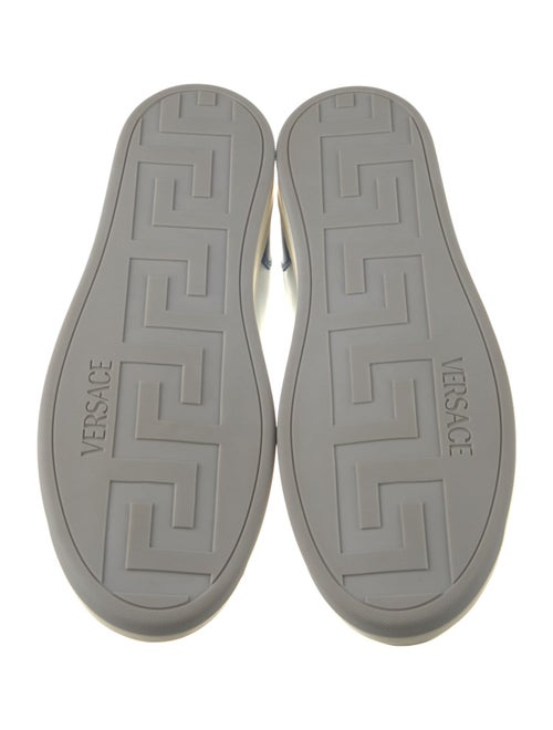 Versace Leather Colorblock Pattern Sneakers