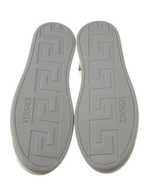 Versace Leather Colorblock Pattern Sneakers