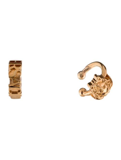 Versace Medusa & Logo Ear Cuffs