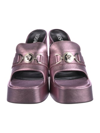 Versace Leather Slides