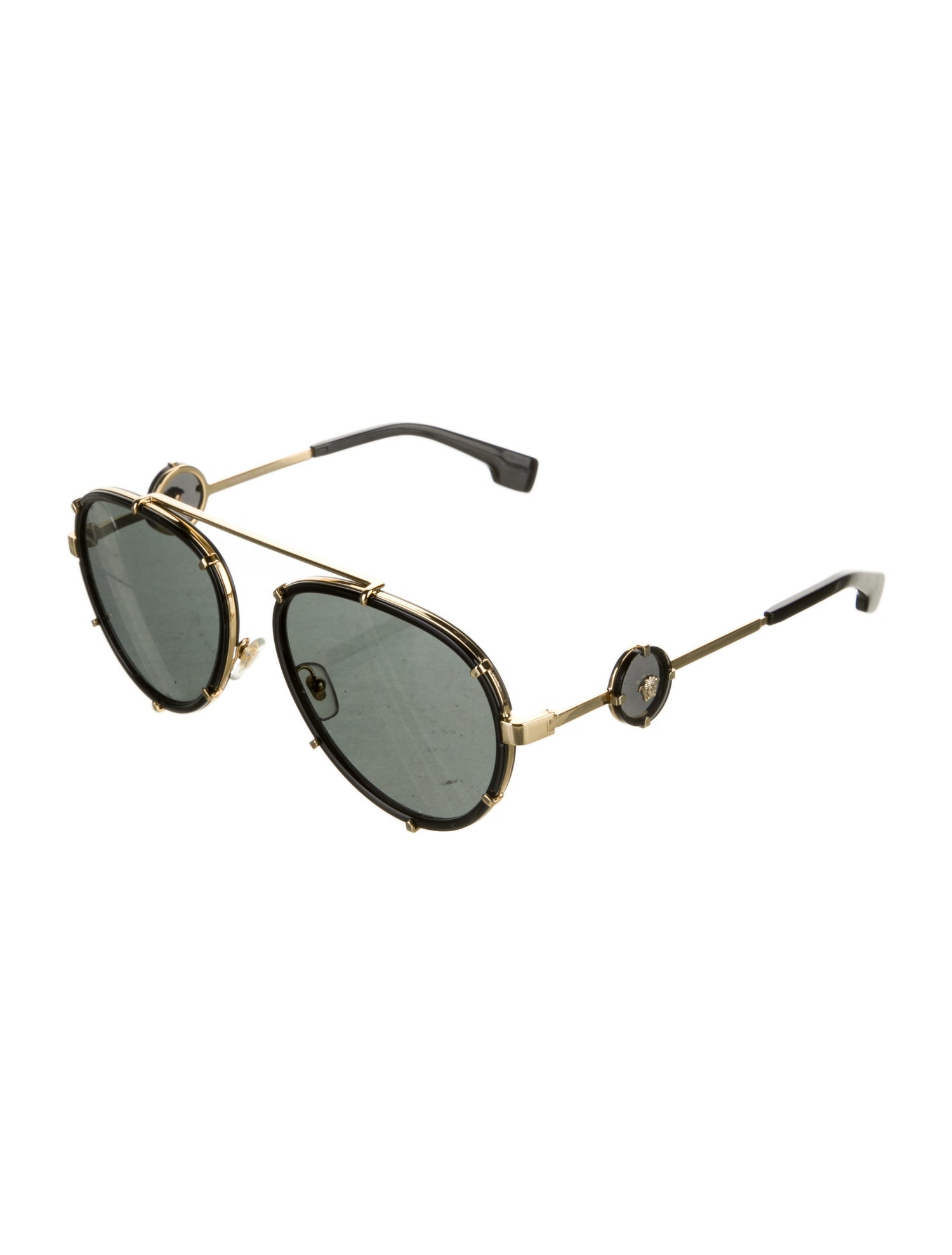 Versace Aviator Tinted Sunglasses