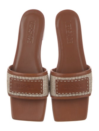 Versace Leather Slides