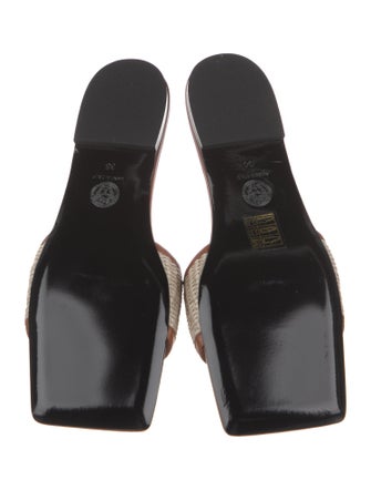 Versace Leather Slides