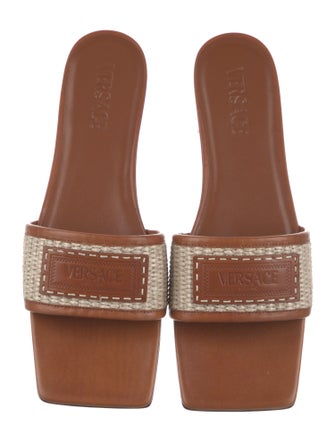 Versace Leather Slides