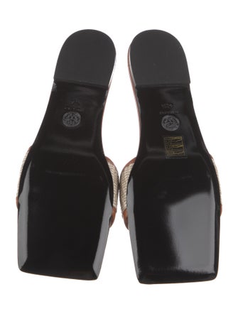Versace Leather Slides