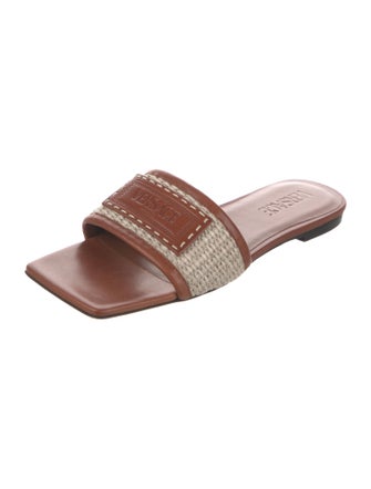 Versace Leather Slides