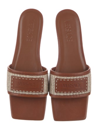 Versace Leather Slides
