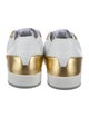 Versace Leather Colorblock Pattern Sneakers