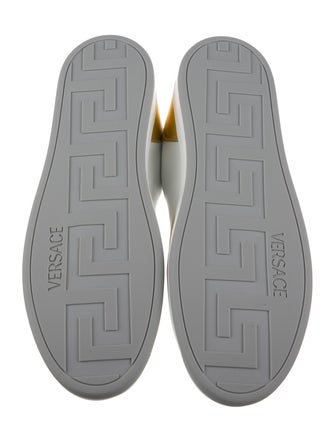 Versace Leather Colorblock Pattern Sneakers