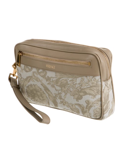 Versace Canvas Clutch