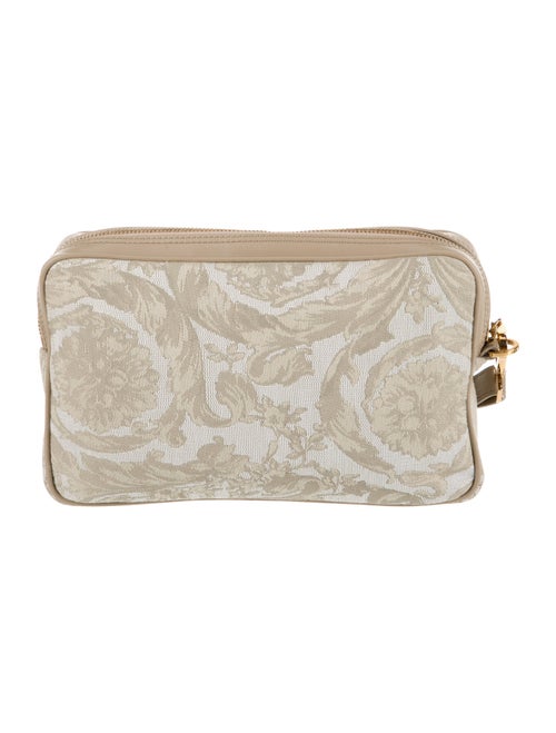 Versace Canvas Clutch