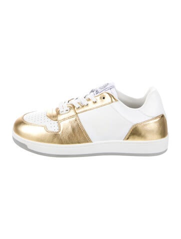 Versace Sneakers Leather Colorblock Pattern 9